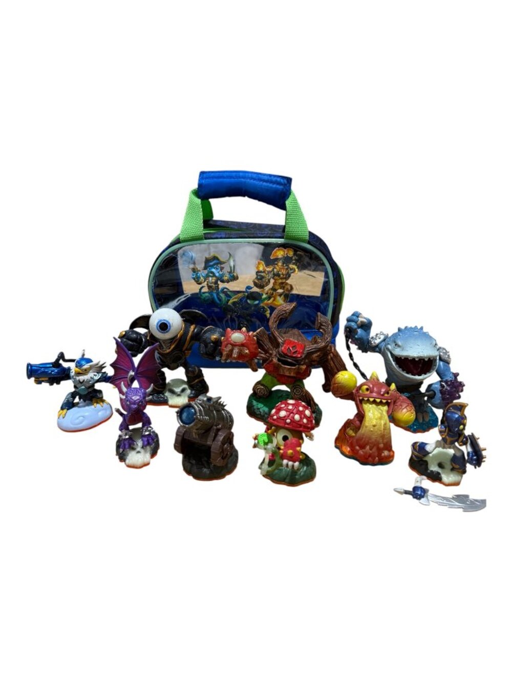 Skylanders Figures & Carrying Case Lot